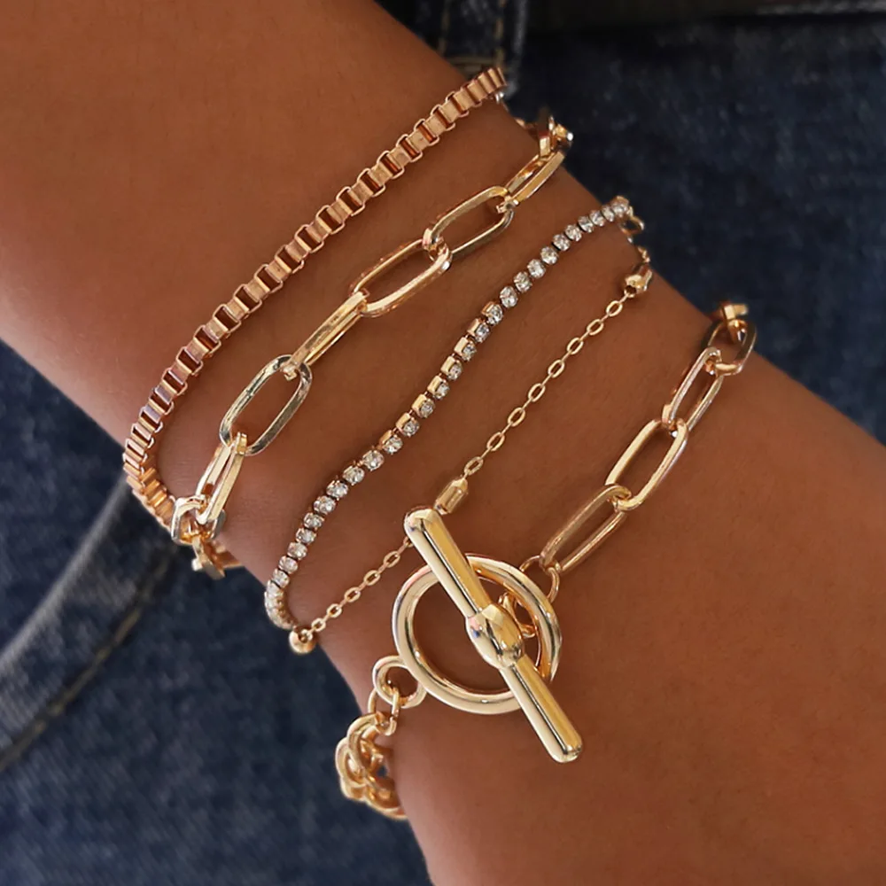 Retro Bracelet Simple Geometric Bracelet Set European and American Women Fashion Bracelet Jewelry
Retro Bracelet Simple Geometric Bracelet Set European and American Women Fashion Bracelet Jewelry