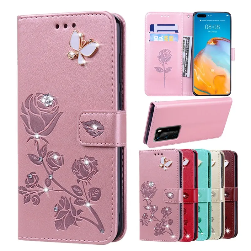 Шикарный кожаный флип чехол для Huawei Y7 Pro 2019 Y6 Prime 2018 Honor 20 10 Lite 8C 8X 8A 9X P Smart plus с