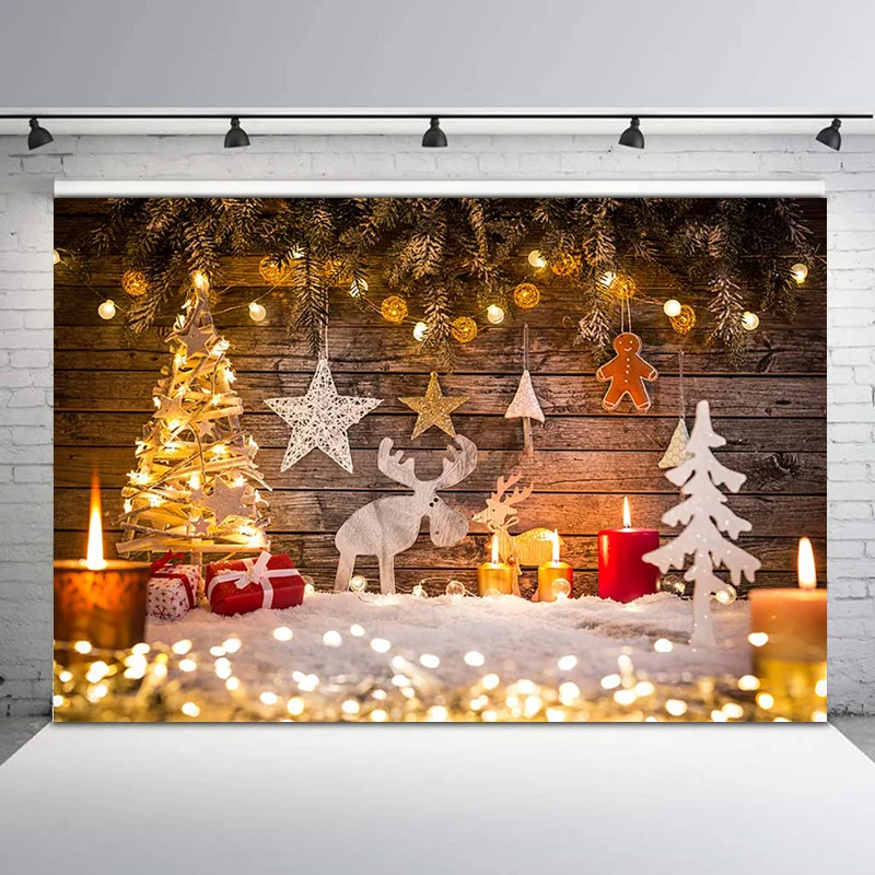 Christmas Decor Tree Wooden Board Background Photography Shining String Light Candle Toy Gift Kid Portrait Photographic Backdrops For Photo Studio
Christmas Decor Tree Wooden Board Background Photography Shining String Light Candle Toy Gift Kid Portrait Photographic Backdrops For Photo Studio