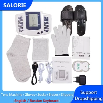 EMS Tens Unit Electric Body Massager Portable Therapy Machine Neck Cervical Back Shoulder Massager Muscle Stimulator Acupuncture
EMS Tens Unit Electric Body Massager Portable Therapy Machine Neck Cervical Back Shoulder Massager Muscle Stimulator Acupuncture