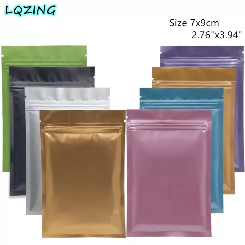 20Pcs Color Aluminum Foil Bag Mini Self Seal Ziplock Packing Food Bag Resealable Baking Candy Jewellry Parts Bags Small Pouches
20Pcs Color Aluminum Foil Bag Mini Self Seal Ziplock Packing Food Bag Resealable Baking Candy Jewellry Parts Bags Small Pouches