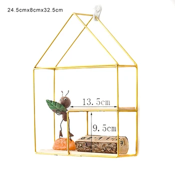 Newly Wall Hanging Shelf Rack Convenient Iron Geometric Storage Holder for Living Room FIF66
Newly Wall Hanging Shelf Rack Convenient Iron Geometric Storage Holder for Living Room FIF66