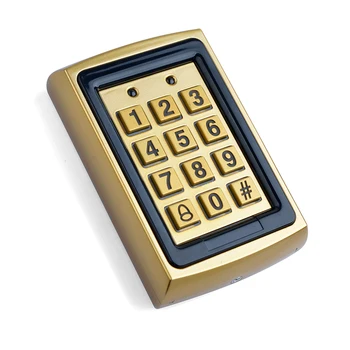 Waterproof metal RFID access keypad with 1000 users 125KHz card reader keypad access system
Waterproof metal RFID access keypad with 1000 users 125KHz card reader keypad access system