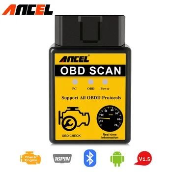 ANCEL V1.5 ELM327 OBD2 Scanner Bluetooth Car Diagnostic Tool Read Erase Errors Engine System OBDII EOBD Automotive Code Reader
ANCEL V1.5 ELM327 OBD2 Scanner Bluetooth Car Diagnostic Tool Read Erase Errors Engine System OBDII EOBD Automotive Code Reader