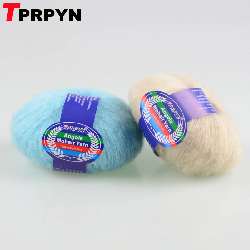 TPRPYN 1 шт. = 25 г 170 м мягкая Ангорская мохеровая пряжа для вязания шерсти шерстяная