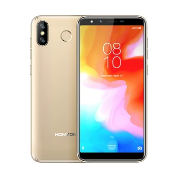 

HOMTOM H5 Mobile Phone 3GB + 32GB MTK6739 Quad Core Android 8.1 13.0MP 3300MAH Fingerprint Face ID 4G LTE 5.7 Inch Cell Phone