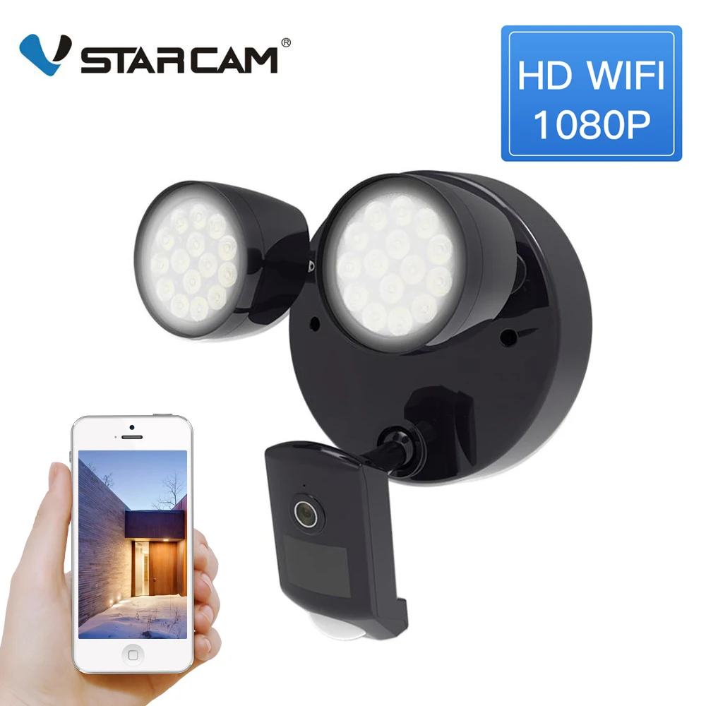 Vstarcam F2C Floodlight IP Camera Two-Way Audio Talk Wifi Camera IP66 Waterproof Motion Detection Induction Flood light Camera
Vstarcam F2C Floodlight IP Camera Two-Way Audio Talk Wifi Camera IP66 Waterproof Motion Detection Induction Flood light Camera