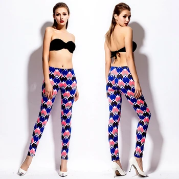 Cotton stretch printed leggings women's slim high stretch pencil pants Geometric One Size Trousers
Cotton stretch printed leggings women's slim high stretch pencil pants Geometric One Size Trousers