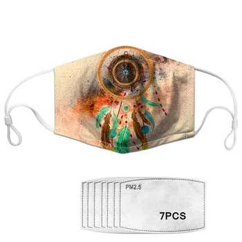 Pretty Indian Dream Catcher Style Mask With 7 Filters Paper Mouth Mask For Women&Men&Kids Washable Reusable Mouth Cover Masks
Pretty Indian Dream Catcher Style Mask With 7 Filters Paper Mouth Mask For Women&Men&Kids Washable Reusable Mouth Cover Masks
