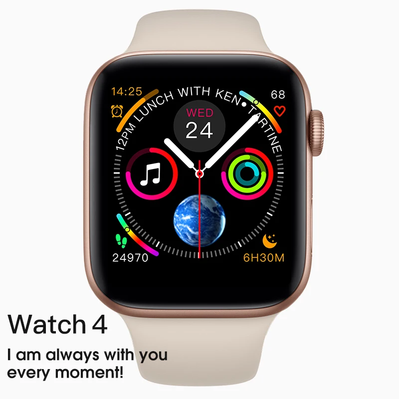 DeaGea Watch 4 1:1 Bluetooth Call Smart Watch Heart Rate Monitor Pedometer Sport Activity Tracker Fitness Bracelet Watch Fashion
DeaGea Watch 4 1:1 Bluetooth Call Smart Watch Heart Rate Monitor Pedometer Sport Activity Tracker Fitness Bracelet Watch Fashion
