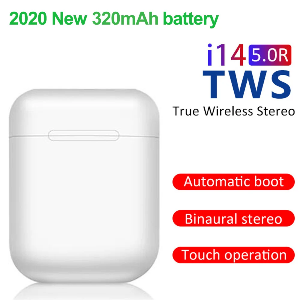 i14 TWS wireless headset touch key Bluetooth 5.0 sports headset stereo popup iPhone Huawei Samsung smartphone gaming headset
i14 TWS wireless headset touch key Bluetooth 5.0 sports headset stereo popup iPhone Huawei Samsung smartphone gaming headset
