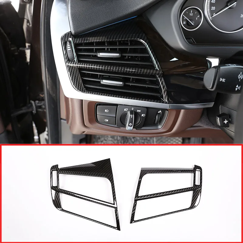 Carbon fiber ABS Car Air Condition Outlet Vent Frame Trim For BMW X5 f15 X6 F16 2014 2015 Accessories left hand drive
Carbon fiber ABS Car Air Condition Outlet Vent Frame Trim For BMW X5 f15 X6 F16 2014 2015 Accessories left hand drive