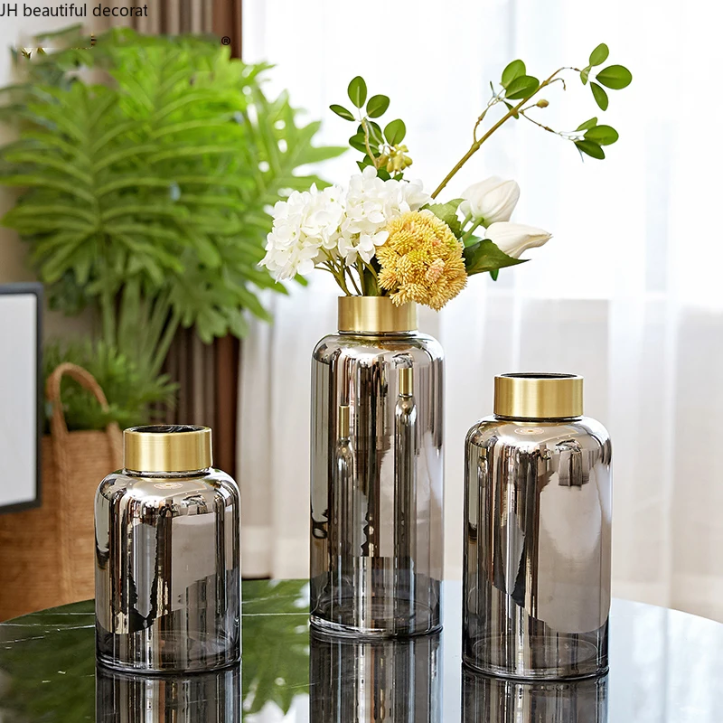 Nordic Metal Glass Vase Decoration Transparent Flower Arrangement Living Room Dining Table Home Light Luxury Decorative Vase
Nordic Metal Glass Vase Decoration Transparent Flower Arrangement Living Room Dining Table Home Light Luxury Decorative Vase