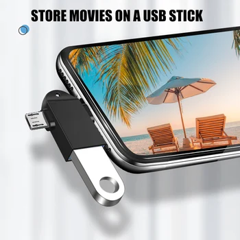 OTG Adapter 2-in-1 Micro USB Type C to USB 3.0 Type-C Adapter USB C OTG Adapter Converter Supports U disk keyboard Mouse Hard
OTG Adapter 2-in-1 Micro USB Type C to USB 3.0 Type-C Adapter USB C OTG Adapter Converter Supports U disk keyboard Mouse Hard