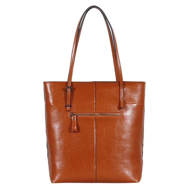 Luxurious And Grand New Style Double Color Oil Wax Cowhide WOMEN'S Leather Bags Large Bag WOMEN'S Shoulder Bag Trend Bag Gu
Luxurious And Grand New Style Double Color Oil Wax Cowhide WOMEN'S Leather Bags Large Bag WOMEN'S Shoulder Bag Trend Bag Gu