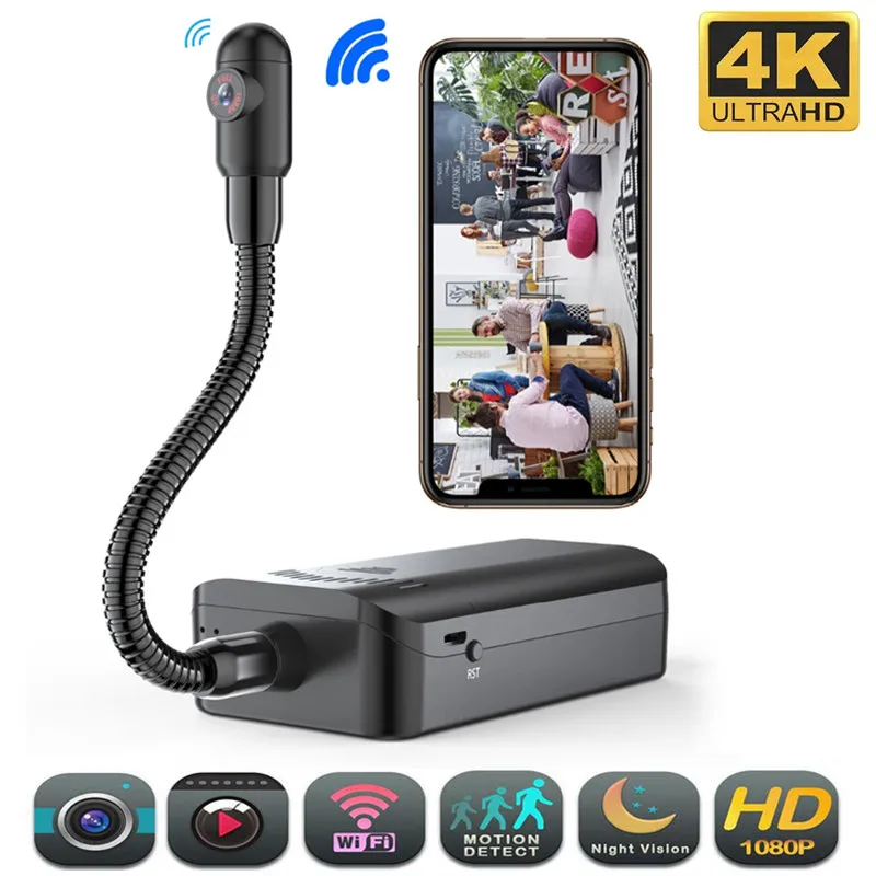 wireless wifi DIY camera Remote monitoring Secret micro camera 4K HFD Security Cam Night Vision Motion Detect DV Camcorder espia wireless wifi DIY camera Remote monitoring Secret micro camera 4K HFD Security Cam Night Vision Motion Detect DV Camcorder espia