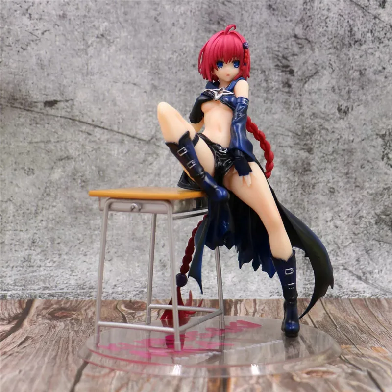 Anime To LOVE Black clothes sexy Kurosaki Meia Chair Darkness statue PVC Action Figure Collection Model Toy B40
Anime To LOVE Black clothes sexy Kurosaki Meia Chair Darkness statue PVC Action Figure Collection Model Toy B40