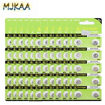 New MJKAA 200PCS 1.55V AG9 Button Battery LR936 394 SR936SW 194 V394 Alkaline Batteries for Watch Remote Control
New MJKAA 200PCS 1.55V AG9 Button Battery LR936 394 SR936SW 194 V394 Alkaline Batteries for Watch Remote Control
