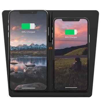 Qi Standard Car Wireless Charger ABS Black Pad Mat Fast Charging Phone Portable Non Slip Easy Install Thin For Tesla Model 3
Qi Standard Car Wireless Charger ABS Black Pad Mat Fast Charging Phone Portable Non Slip Easy Install Thin For Tesla Model 3