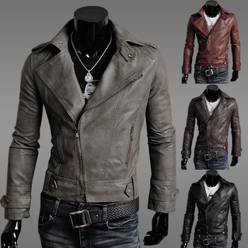 2020 New Hot Men's Leather Jackets European Size Fashion Men's High Quality Stand Collar Leather Slim Men's Leather Clothing
2020 New Hot Men's Leather Jackets European Size Fashion Men's High Quality Stand Collar Leather Slim Men's Leather Clothing