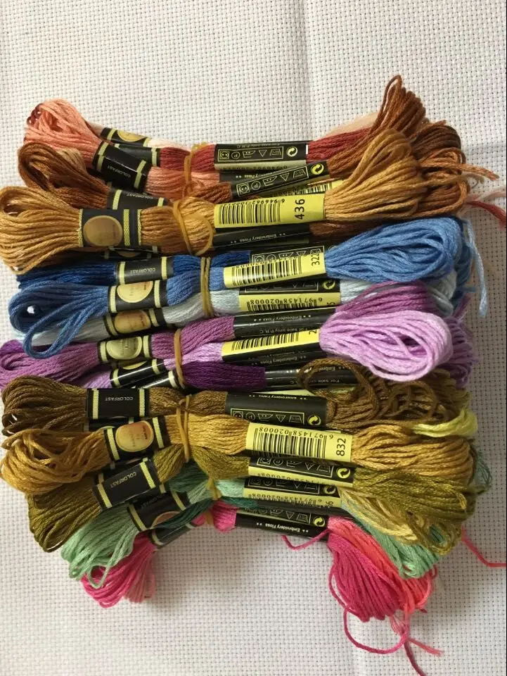 TOP CXC 10 pieces cross stitch threads / cross stitch embroidery thread / Custom threads colors 09
TOP CXC 10 pieces cross stitch threads / cross stitch embroidery thread / Custom threads colors 09