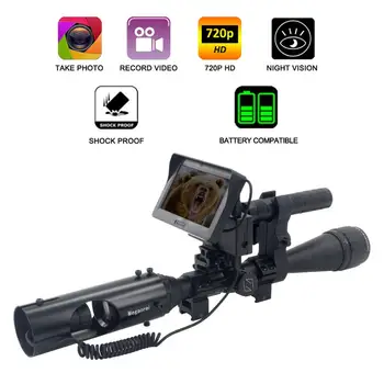 Hunting Digital Night Vision Scope 3MP 16MM infrared high-definition camera Video HD 720P for Hunting Riflescopes Accessories
Hunting Digital Night Vision Scope 3MP 16MM infrared high-definition camera Video HD 720P for Hunting Riflescopes Accessories