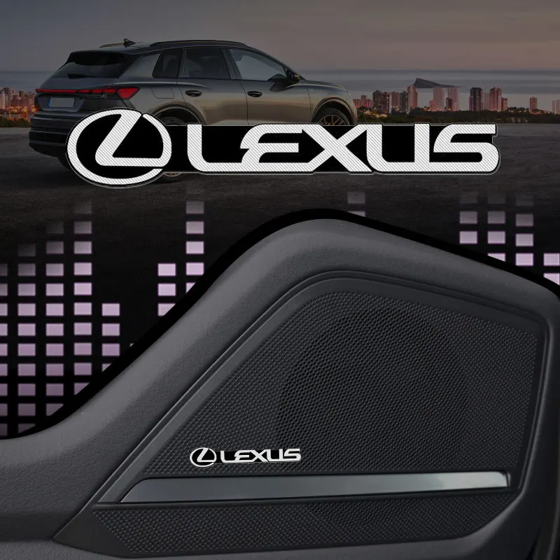 2/4 шт. алюминиевые автомобильные наклейки для Lexus NX GS RX IS ES GX LX RC 200 250 350 LS 450H 300H |
