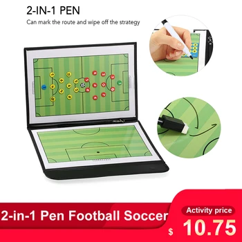 2-in-1 Pen Foldable Football Soccer Magnetic Tactic Board Coaching Strategy Board with Marker Pieces
2-in-1 Pen Foldable Football Soccer Magnetic Tactic Board Coaching Strategy Board with Marker Pieces