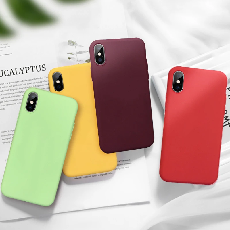 Candy Color Matte Phone Case Capa For iPhone 7 8 Plus X XS XR Max Thin Silicon Cover Bumper Housing Coque Shell Candy Color
Candy Color Matte Phone Case Capa For iPhone 7 8 Plus X XS XR Max Thin Silicon Cover Bumper Housing Coque Shell Candy Color