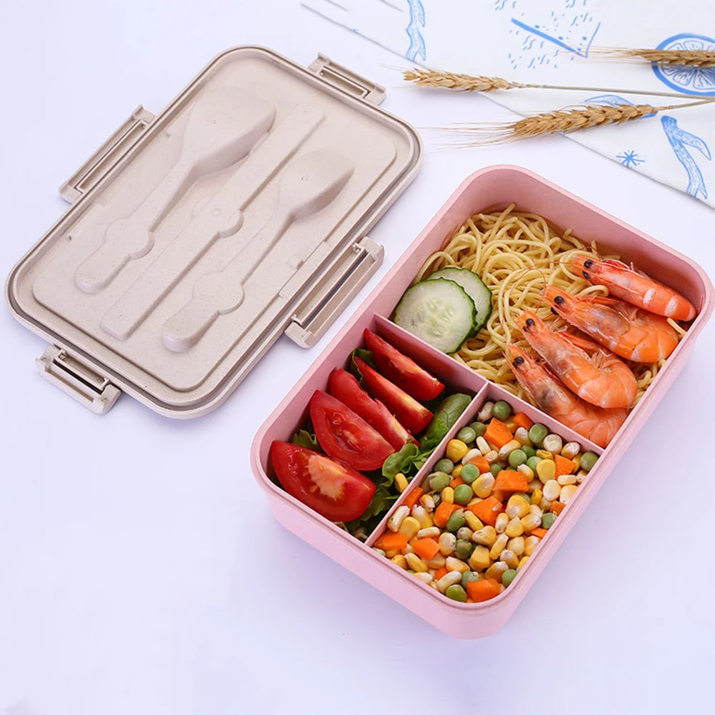 Wheat Straw Lunch Box Healthy Material Bento Boxes 3 Grids Microwave Dinnerware Food Storage Container Lunchbox For Kids Adult
Wheat Straw Lunch Box Healthy Material Bento Boxes 3 Grids Microwave Dinnerware Food Storage Container Lunchbox For Kids Adult