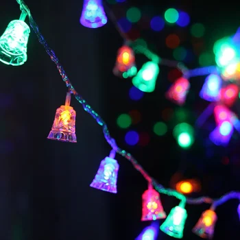 Clear Bells LED Strips Light Battery Operated Decorative Fairy Light For Holiday Party Wall Window Tree Yard Garden Decor
Clear Bells LED Strips Light Battery Operated Decorative Fairy Light For Holiday Party Wall Window Tree Yard Garden Decor