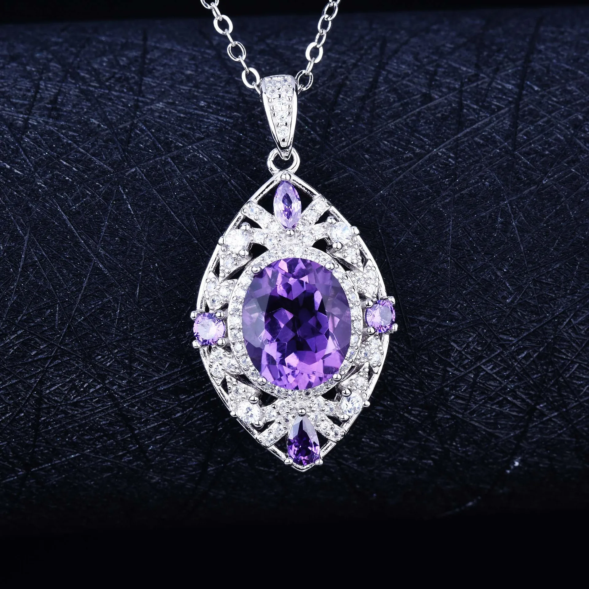 QTT New Elegant Pendant Necklace Women Flower Big Purple Female Wedding Zircon Jewelry Silver Color Jewelry Gift
QTT New Elegant Pendant Necklace Women Flower Big Purple Female Wedding Zircon Jewelry Silver Color Jewelry Gift