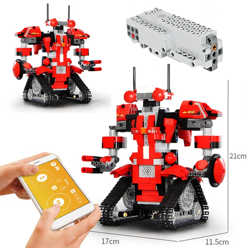 2020 High Technic RC Robot City Building Blocks Creator Remote Control smart robot action figure Car Bricks Blocks Toys For Boys
2020 High Technic RC Robot City Building Blocks Creator Remote Control smart robot action figure Car Bricks Blocks Toys For Boys