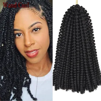 Wand Curl Spring Twist Crochet Braids Hair 10 Inches 20 Roots Ombre Color Synthetic Fluffy Curly Braiding Hair Extensions
Wand Curl Spring Twist Crochet Braids Hair 10 Inches 20 Roots Ombre Color Synthetic Fluffy Curly Braiding Hair Extensions