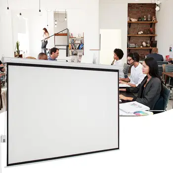 100 Inch 4:3 Manual Projector Screen Foldable Matte White Projection Movie Screen for Home Cinema Business School Office
100 Inch 4:3 Manual Projector Screen Foldable Matte White Projection Movie Screen for Home Cinema Business School Office