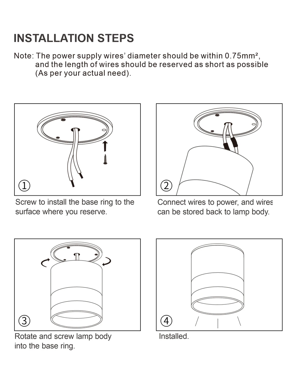 Aisilan LED Downlight Surface mounted ceiling downlight, black, whiteor golden soft light led spot lights Ceiling Fixtures Aisilan LED Downlight Surface mounted ceiling downlight, black, whiteor golden soft light led spot lights Ceiling Fixtures