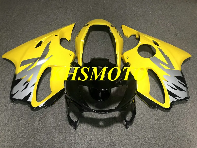 Injection mold Fairing kit for CBR600F4 99 00 CBR600 F4 1999 2000 CBR 600 ABS Yellow black Fairings set+gifts HC32 | Автомобили и