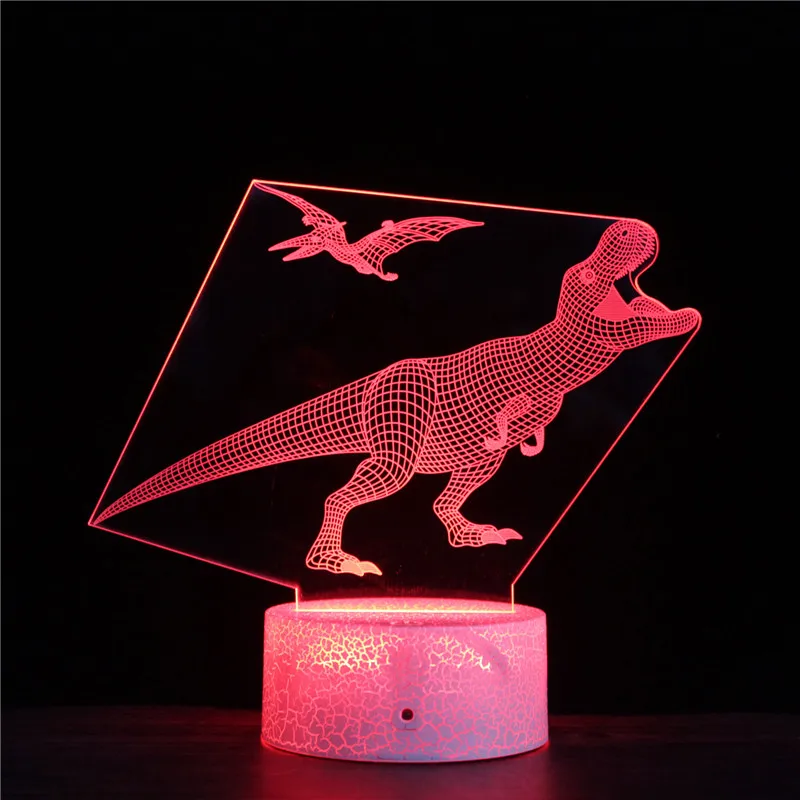 Dinosaur Series 7Color 3D Night Light 3D LED Night Light Lamp Remote Control Table Lamps Toys Gift for Kid Home Decoration Kids
Dinosaur Series 7Color 3D Night Light 3D LED Night Light Lamp Remote Control Table Lamps Toys Gift for Kid Home Decoration Kids