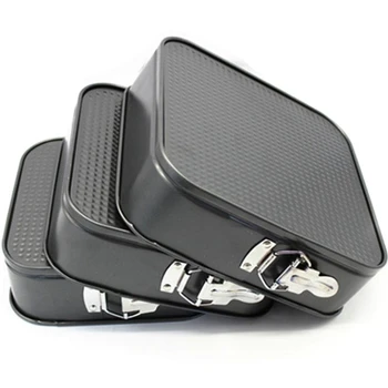 3Pcs/Set 8/9/10 Inches Square Carbon Steel Non Stick Spring Form Cake Baking Tray Cheesecake Pan Mold Bakeware Kitchen Tools
3Pcs/Set 8/9/10 Inches Square Carbon Steel Non Stick Spring Form Cake Baking Tray Cheesecake Pan Mold Bakeware Kitchen Tools
