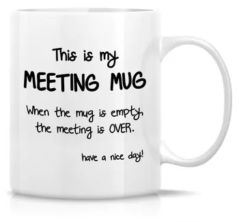 Meeting Mug The Mug is Empty The Meeting is Over 11 Oz Ceramic Coffee Mugs - Funny, Sarcastic, Inspirational birthday gifts
Meeting Mug The Mug is Empty The Meeting is Over 11 Oz Ceramic Coffee Mugs - Funny, Sarcastic, Inspirational birthday gifts