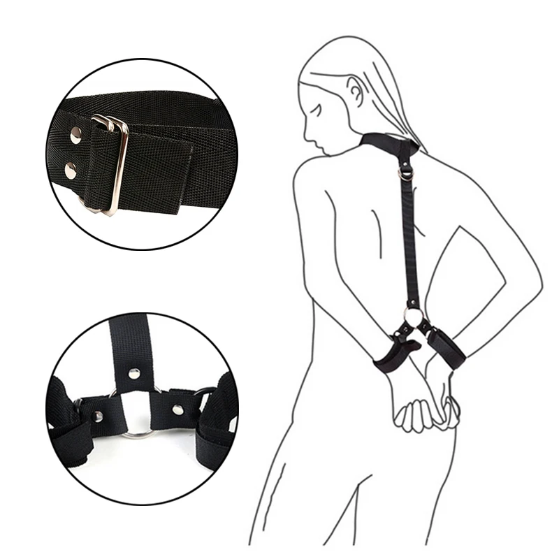 Jouets sexuels fétichistes pour femmes et couples, menottes en nylon, jeux de bondage BDSM, collier de retenue, magasin de produits sexuels pour adultes, 7,0 2
