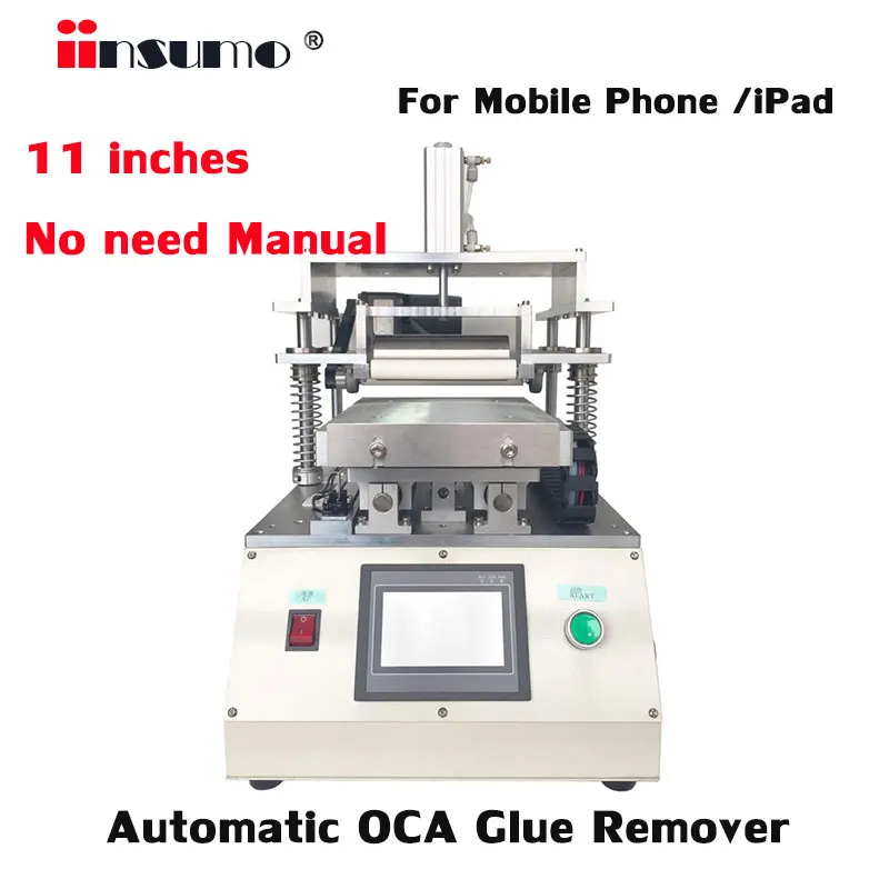 

11 inch Automatic Touch Screen OCA Glue Removing Clean Machine For iPhone lg Huawei Xiami Tablet iPad Repair Refurbish