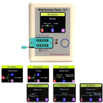 1.8 inch Colorful Display Pocketable Multifunctional TFT Transistor -TC1 MOSFET IR Tester For Diode Triode Capacitor Resistor
1.8 inch Colorful Display Pocketable Multifunctional TFT Transistor -TC1 MOSFET IR Tester For Diode Triode Capacitor Resistor