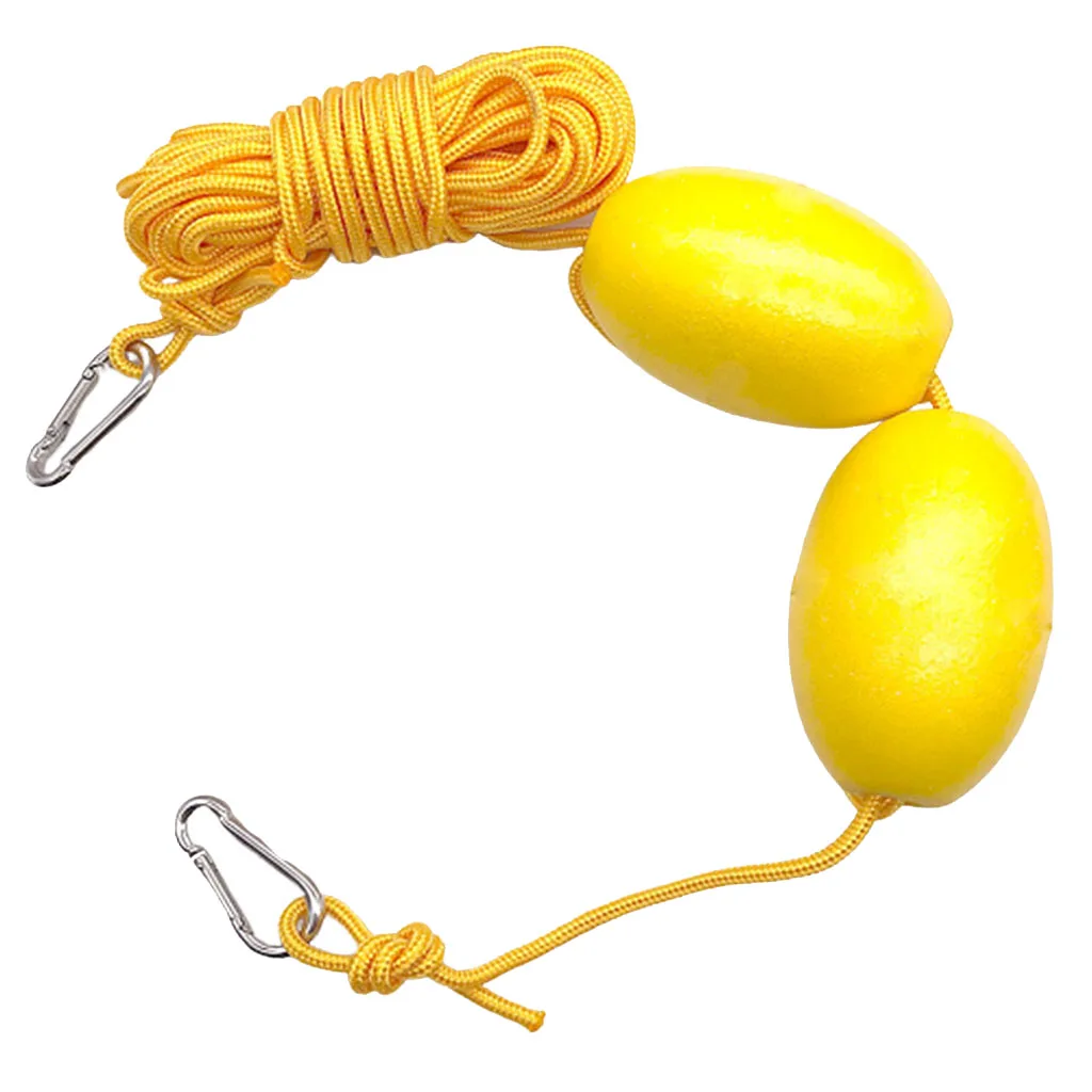 High Visible 9m/30ft Kayak Tow Rope Throw Anchor Line Floating Dual Floats w/ 304 Sstainless Steel Carabiners Clips Accessories
High Visible 9m/30ft Kayak Tow Rope Throw Anchor Line Floating Dual Floats w/ 304 Sstainless Steel Carabiners Clips Accessories