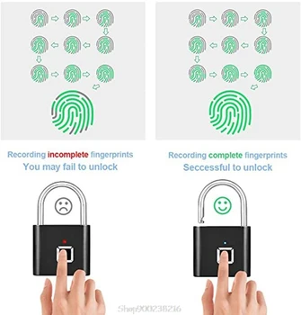 Smart Fingerprint Lock USB Charge Padlock Quick Unlock Metal Keyless Anti-theft Security Digital Lock Au 20 Dropship
Smart Fingerprint Lock USB Charge Padlock Quick Unlock Metal Keyless Anti-theft Security Digital Lock Au 20 Dropship