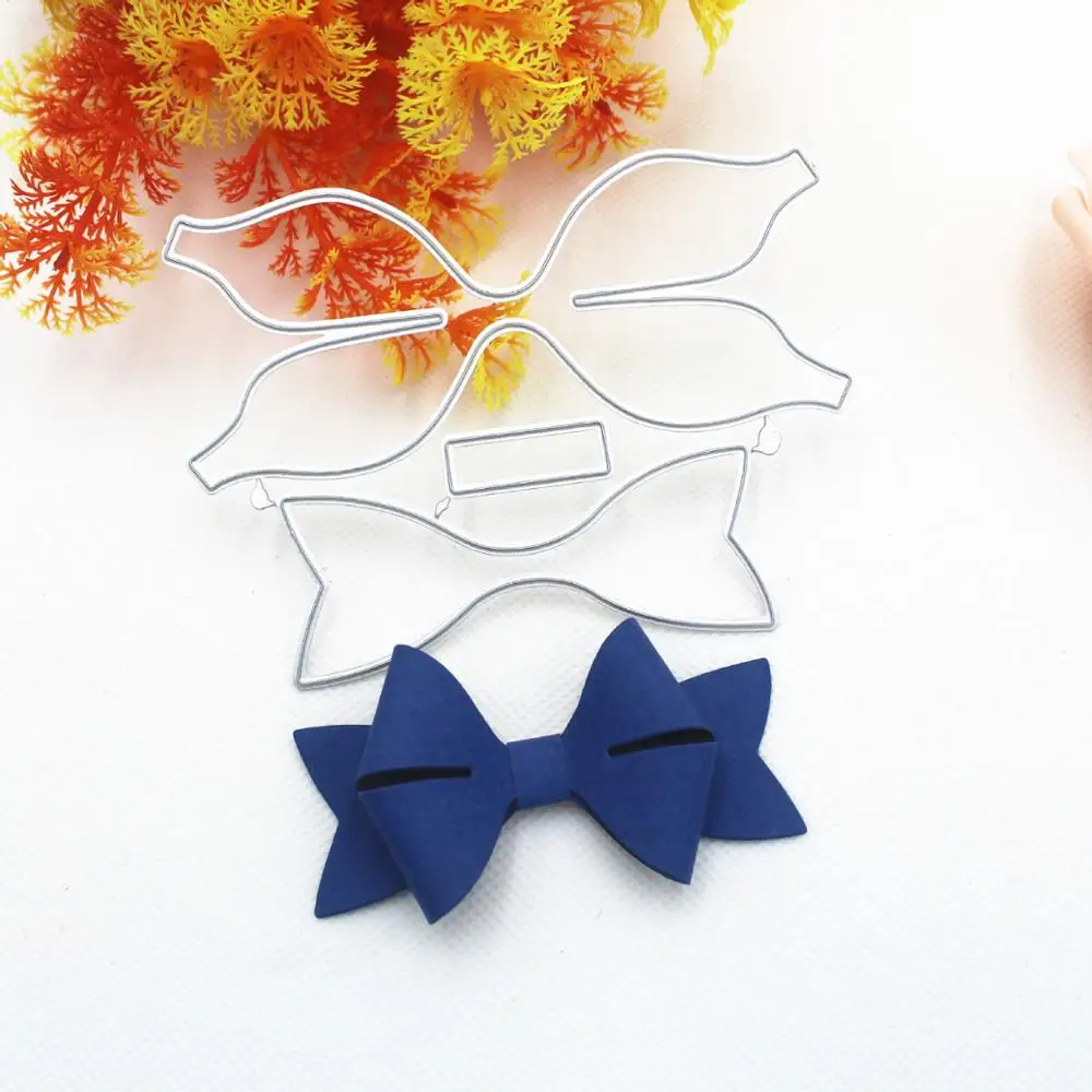 Bowknot Новые штампы для резки металла Скрапбукинг альбом декоративные бумажные