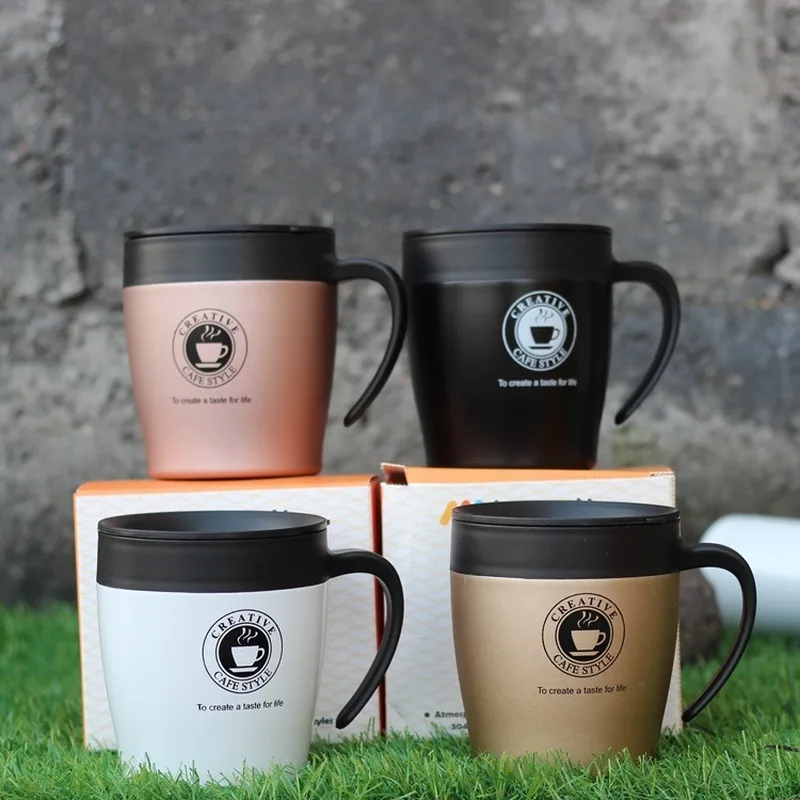 Fashion Slider Stainless Steel Coffee Office Cup Simple Vacuum Insulation Cup with Handle Coffee Mug Stainless Steel Travel Mug
Fashion Slider Stainless Steel Coffee Office Cup Simple Vacuum Insulation Cup with Handle Coffee Mug Stainless Steel Travel Mug