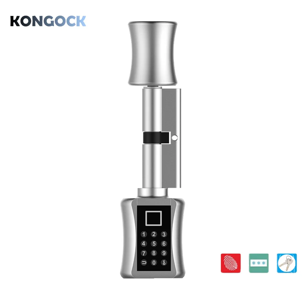 Biometric Fingerprint Smart lock, Digital Password access adjustable waterproof EU standard home security lock cylinder
Biometric Fingerprint Smart lock, Digital Password access adjustable waterproof EU standard home security lock cylinder