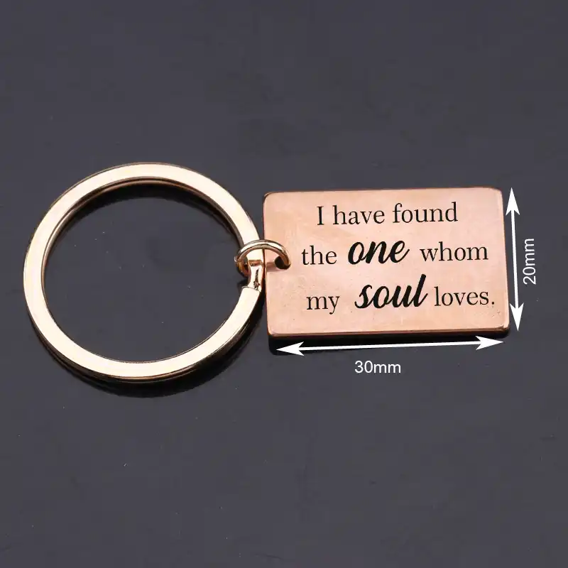 flyangel fashion keychain lover keyring jewelry gifts for i have