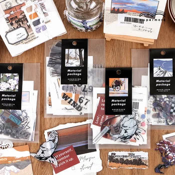 40pcs Lonely Tour Series Material Package Scrapbooking Decorative Stickers Aesthetic Paper Sticker Flakes Stick Label Stationary
40pcs Lonely Tour Series Material Package Scrapbooking Decorative Stickers Aesthetic Paper Sticker Flakes Stick Label Stationary